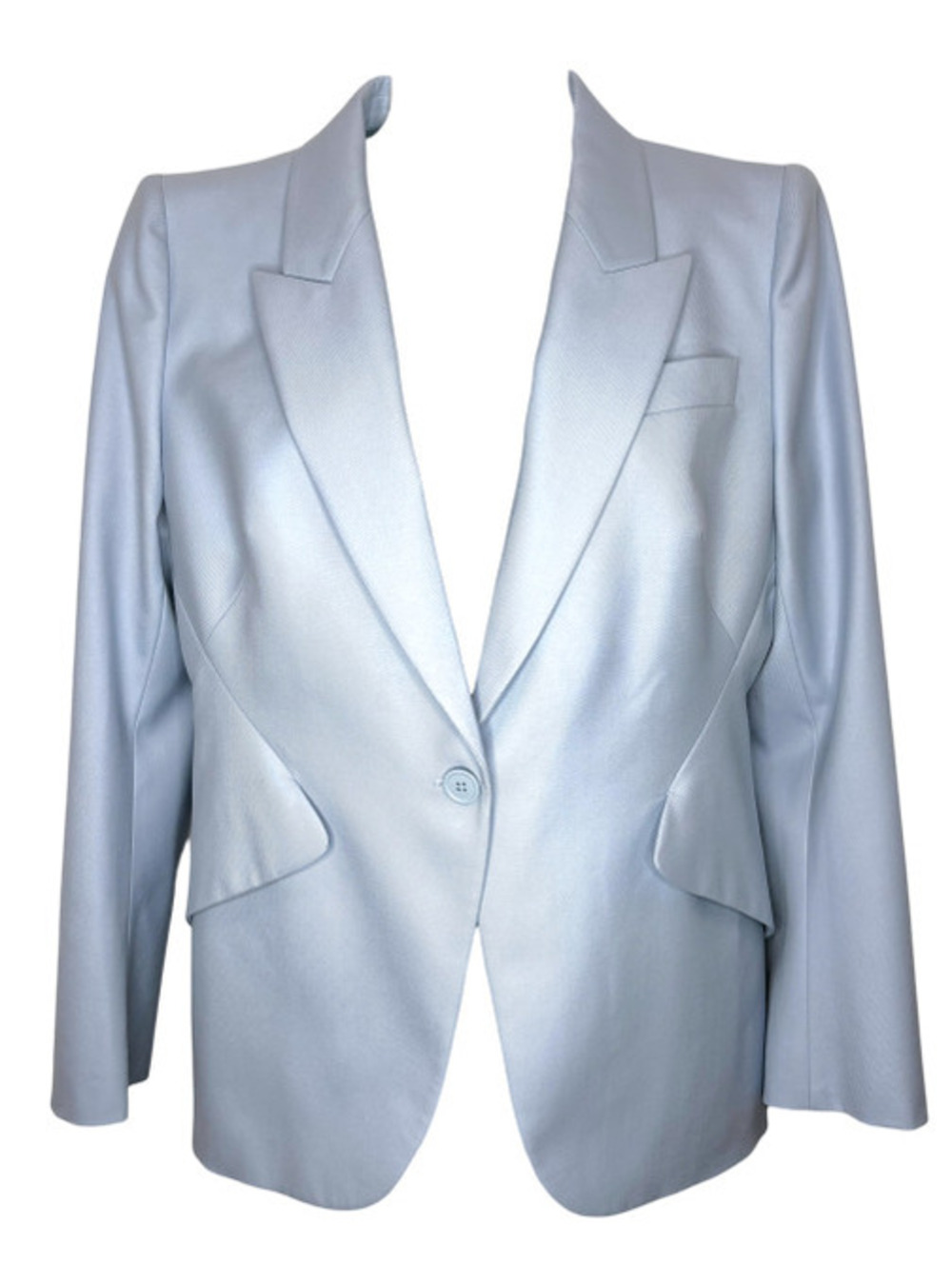 Alexander McQueen 2021 Light Blue Blazer